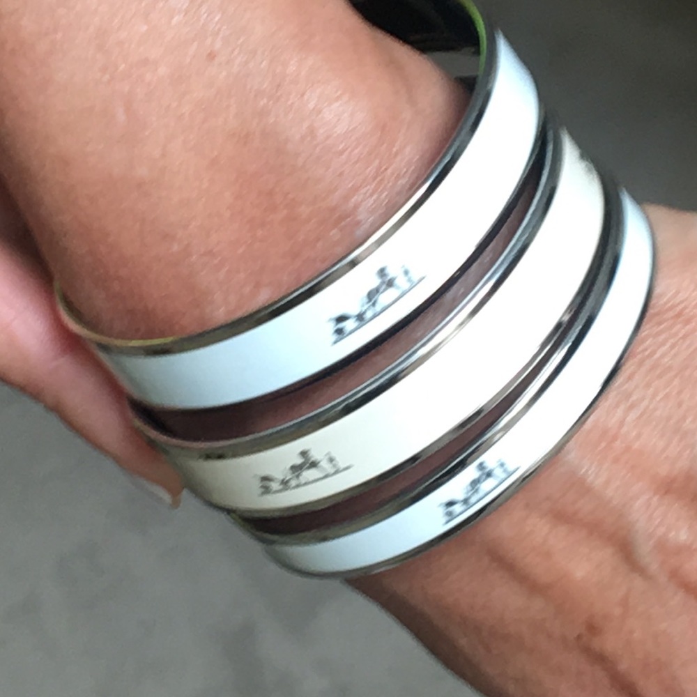 Three Hermès bangles